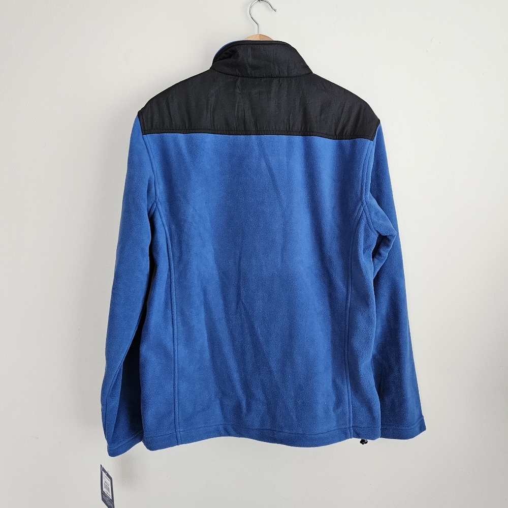 Champion Jacket Arctic Mens Fleece Jacket Blue and Black size Medium NWT - Picture 2 of 5